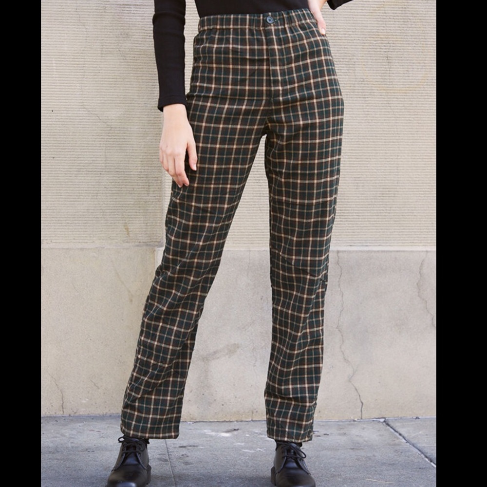 Brandy Melville Plaid Tilden Pants